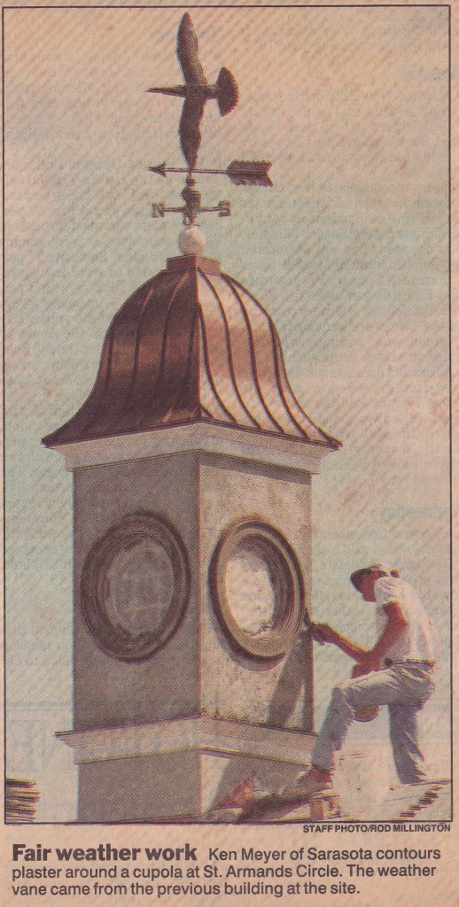 Ken Meyer Stucco featured in Sarasota Herald-Tribune for St. Armands Circle project